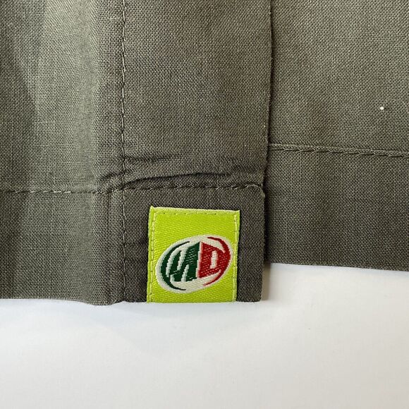 Mountain Dew Shirt Mens Size M Button Front Green Limited Promo Costume Graphic - Picture 6 of 12